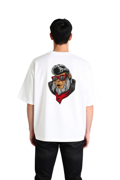 PayBuy Men's Oversize Graphic Printed T-Shirt 100% Cotton Crew Neck Short Sle...