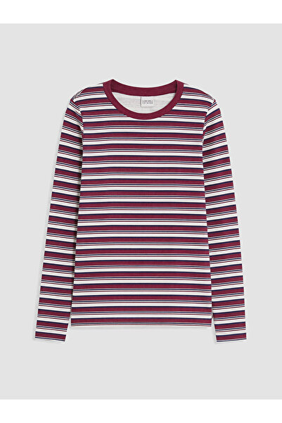 LC Waikiki Lcw kids bicycle collar striped girl's t-shirt