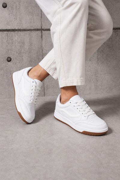 MARCO CASSANİ Unisex Orthopedic Non-Slip Sole Lace-Up Seasonal Sneaker