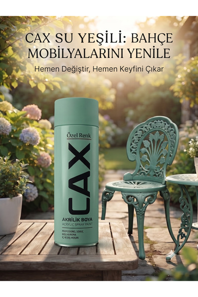 caxcolors CAX Rengi Akrilik Sprey Boya 400ml - Ahşap Bahçe Mobilyası ve Hobi ...