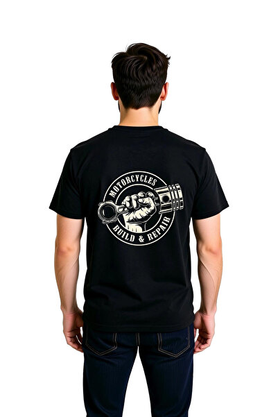 PayBuy Motorcycle Repair Classic Style Printed Men's T-Shirt