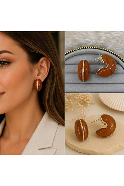 Bozhi Earrings Steel Minimal Elegance