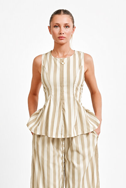 Nika Fashion THEOW Roger Çizgili Pantolon