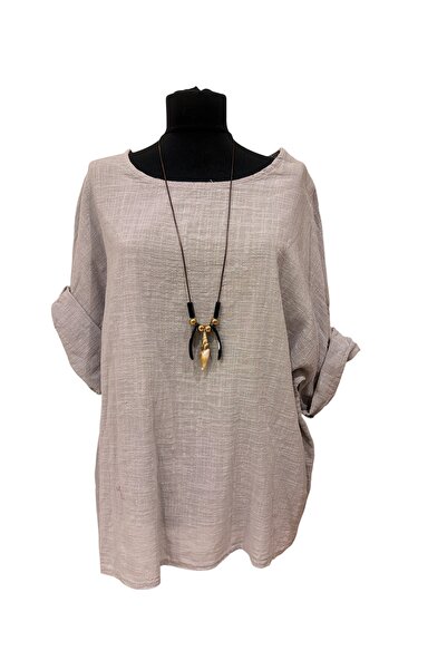 PHUTİ COLLECTION Italian Cotton Blouse with Collar