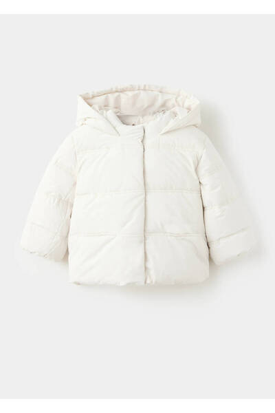 MANGO Baby Kapüşonlu kapitone anorak