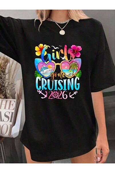 NOURAM Girls Gone Cruising 2026 Cruise Vacation Trip Funny Besties-Shirt -% C...