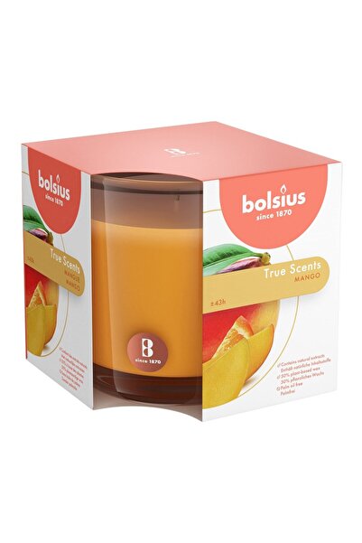 Bolsius Set 2 x Lumanare Parfumata True Scents, in Pahar, Mango
