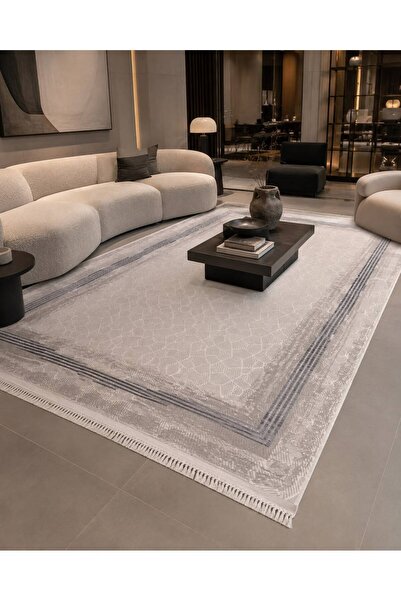 Merinos Santo Halı 60887 030 Leke Tutmaz, Tozumaz Yumuşak Modern Halı Salon O...