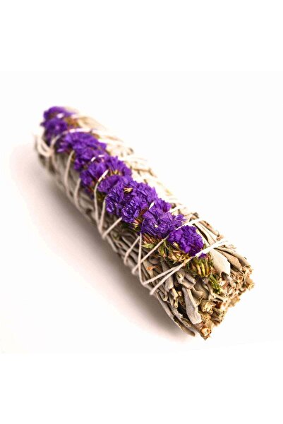 craftmystic California White Sage Bouquet with Purple / Sinuous Grofts - Bala...