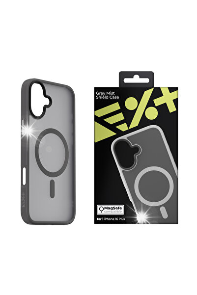 NEXT ONE Husă Mist Shield MagSafe pentru iPhone 16 Plus, gri
