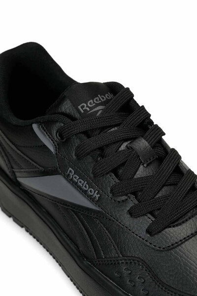 Reebok Erkek Siyah Sneaker Günlük Spor Ayakkabı Bağcıklı Casual Rahat Taban RB-0010