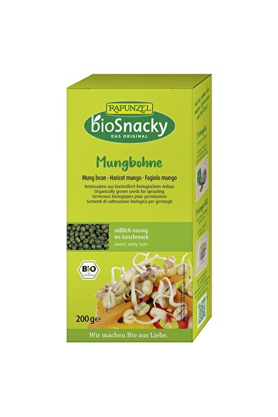 BioSnacky Rapunzel Seminte de fasole mung pentru germinat,