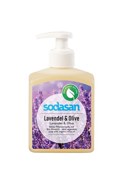 Sodasan Săpun lichid cu lavandă și măsline organice, 300ml