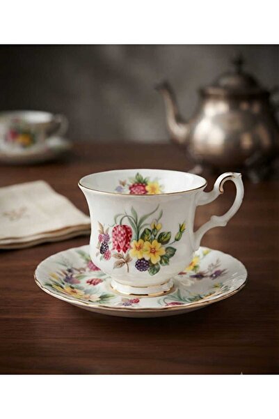 Dedemin Antikaları Royal Albert Country Life Serisi İngiliz Bone China Antika...