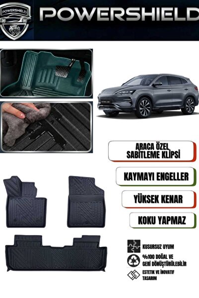 BYD SEAL U DM-İ 2023 ve Sonrası Uyumlu Araca Özel Premium 5D Havuzlu Oto Paspas Takımı