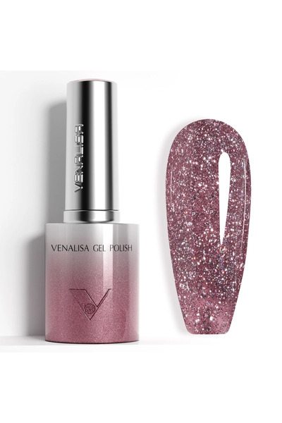 Venalisa 10 ml Glitter Uv Led Kalıcı Oje Hema TPO Free - 5604