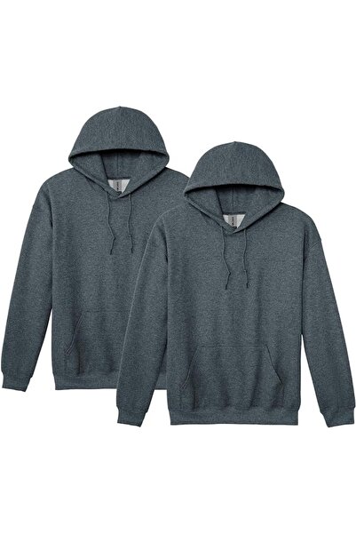 GILDAN Men's Fleece Hooded Sweatshirt