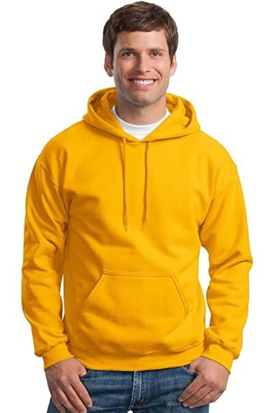 GILDAN Men's Fleece Hooded Sweatshirt