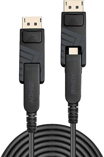 LİNDY Καλώδιο DisplayPort αρσενικό - DisplayPort αρσενικό 70μ Μαύρο (38485)