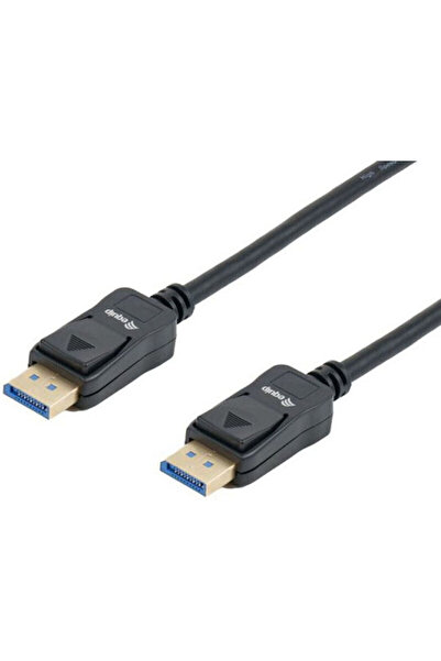EQUIP Καλώδιο DisplayPort αρσενικό - DisplayPort αρσενικό 2μ Μαύρο (119272)