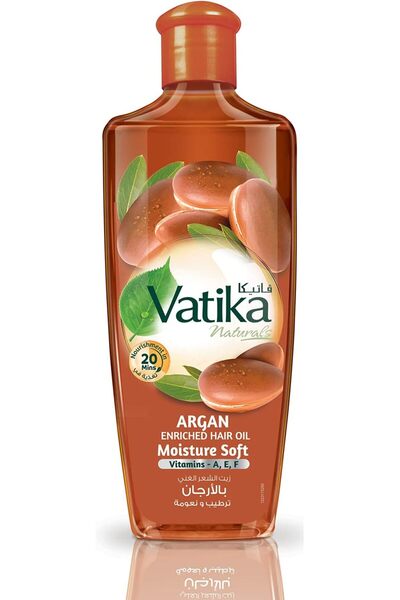 Vatika Ayurveda Vatika Naturals Argan Enriched Hair Oil 200ml | Multivitamin ...