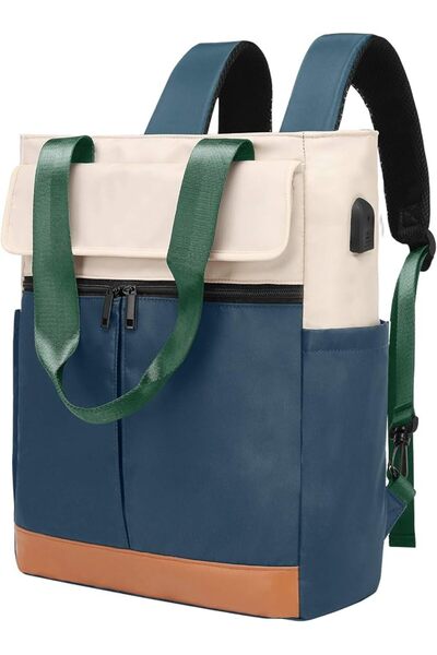 GENERAL Women's Convertible Daypack Laptop Backpack, Computer Backpack Work B...