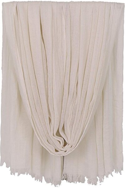 LMVERNA Women Solid Color Scarfs Large Long Lightweight Fringed Headscarf Lin...