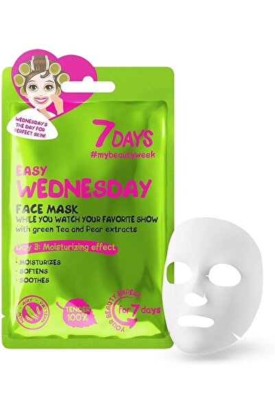 7DAYS Face Mask Easy Wednesday While You Watch Your Favorite Show With Green ...