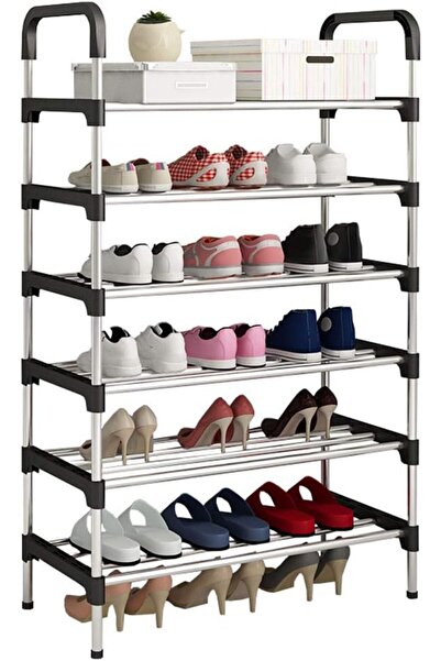 Skin Generics Shoe Racks,Free Standing Shoe Storage 6 Tier Shoe Rack Shelf St...