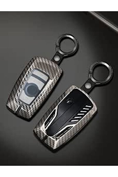 GENERAL غطاء حافظة مفاتيح السيارة من سبيكة أفلوروكي من Phmnkl لسيارات BMW الف...