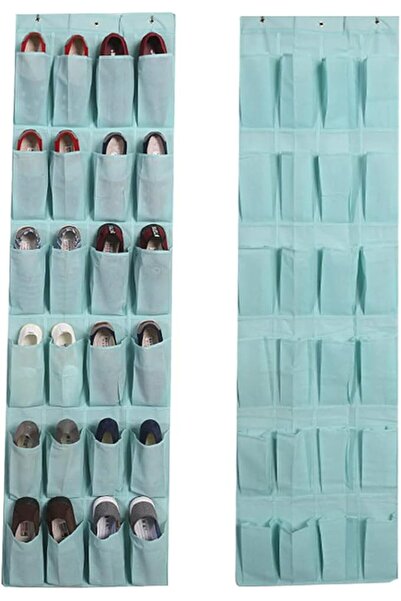 GENERAL Over The Door Shoe Organizer, Shoe Racks Foldable Wardrobes Storage B...
