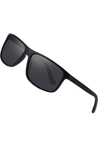 PUKCLAR Polarized Sunglasses Men Women - Rectangular Hiking Lightweight Mater...