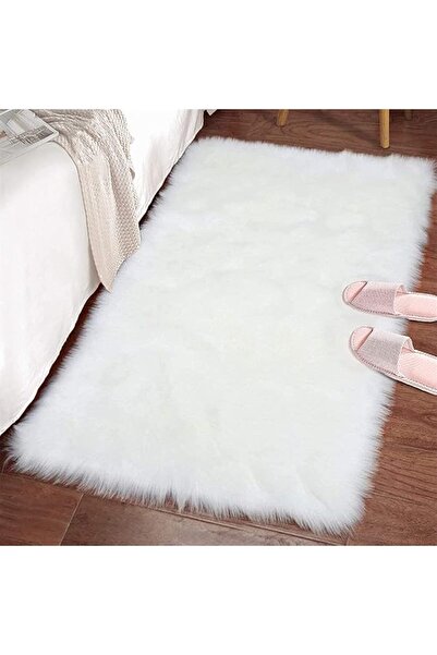 ELECDON Stylish Ultra Soft Silky Fluffy Shag Faux Sheepskin Non-Skid Area Rug...