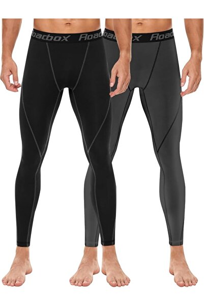 Roadbox Compression Shorts Mens 3 Pack, Sports Underwear Base Layer Shorts, Q...