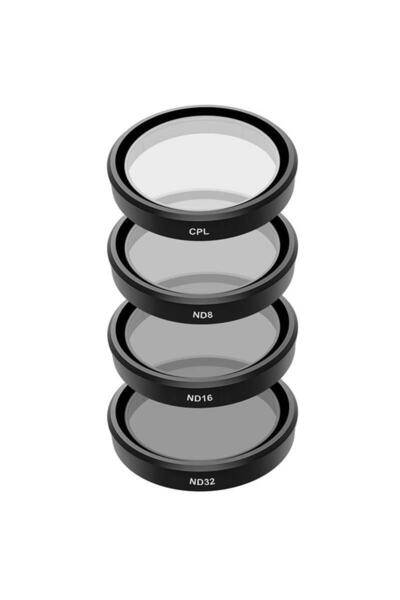 DJI Σετ Φίλτρων TELESIN για Osmo Action 3, CPL/ND8/ND16/ND32, 4 τεμάχια