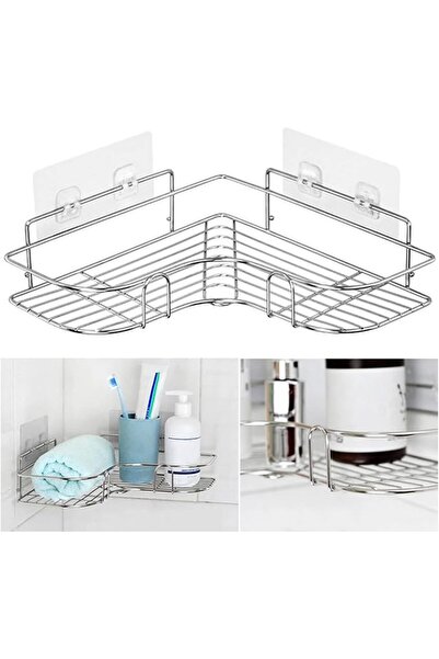 SKEIDO Corner Shower Caddy Adhesive Bathroom Stainless Steel Shelves Floating...