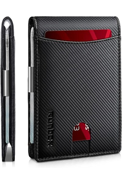 Runbox Top Layer Genuine Cowhide Leather Wallet for Men Slim Mens Wallet-Mone...
