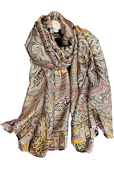 GENERAL Fashion Scarves 100% Satin Silk Scarf Long Lightweight Sunscreen Shaw...