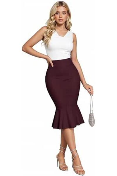Hybrid & Company womens Classic Classic | Classic peplum silhouette, double l...