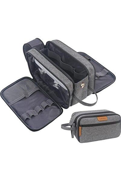 Lacdo Toiletry Bag for Men, Travel Toiletry Organizer Dopp Kit Water-Resistan...