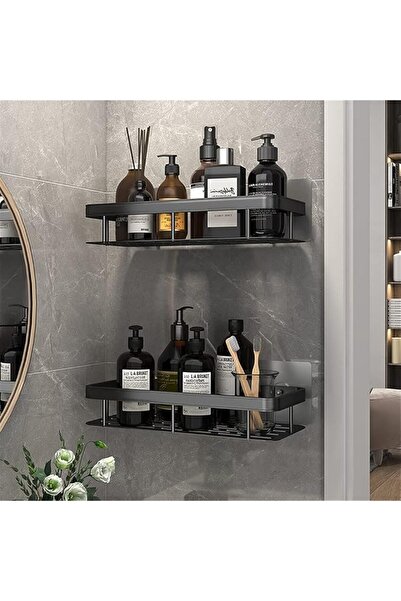 ALMEKAQUZ Shower Caddy,No Drilling Adhesive Shower Shelf for Bathroom Storage...