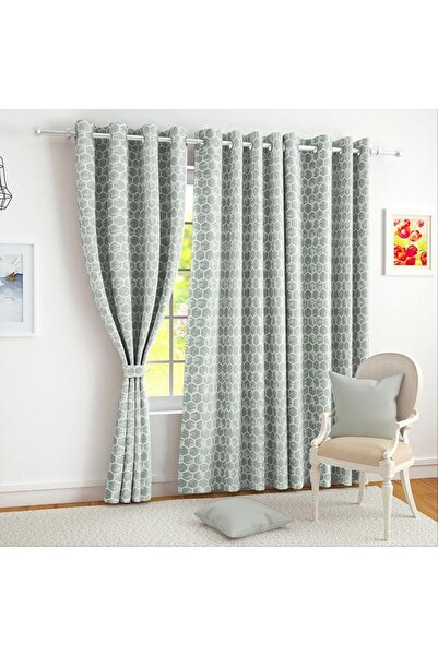 Fashion Story Home Story@Home Room Darkening Azurio Window Curtain 5 Feet Lon...