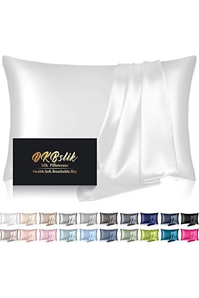 GENERAL Silk Pillowcase for Hair and Skin, Mulberry Silk Pillow Cases Queen S...
