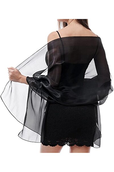 GENERAL Ladiery Silk Scarves and Wraps for Evening Dresses Women Sheer Soft B...