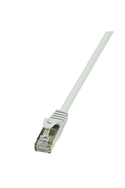 LogiLink Cablu de rețea ecranat FTP Cat5e, 15 m, Gri, AWG26, Cupru-Aluminiu, ...