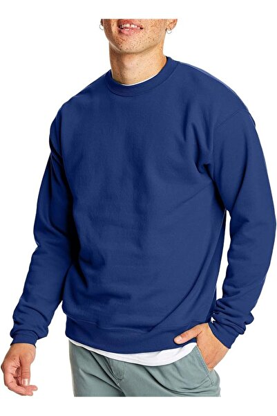 HANES Men's Ecosmart Fleece Sweatshirt, Cotton-blend Pullover, Crewneck Sweat...