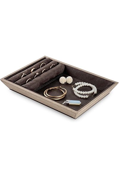 LeART Leather Jewelry Tray Organizer – Jewelry Organizer | Vanity Tray | Jewe...
