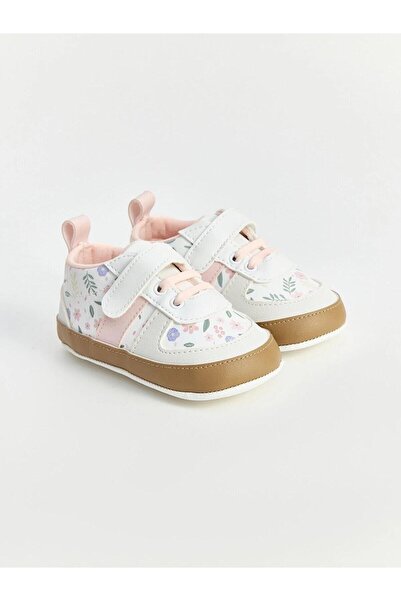 LC Waikiki Velcro-Fastened Baby Girl Pre-Walking Shoes (W6)
