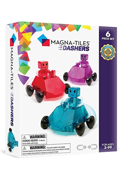 Magna Tiles ماجنا تايلز - داشرز، مجموعة من 6 قطع (90234) / ألعاب البناء والإن...