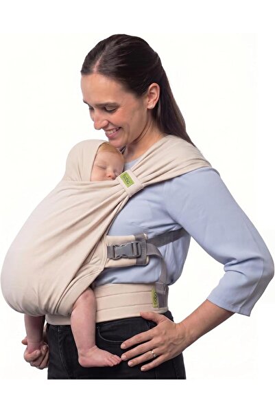 Boba Bliss Baby Carrier Sea Mist | Elastic hybrid pull-on carrier in seconds,...